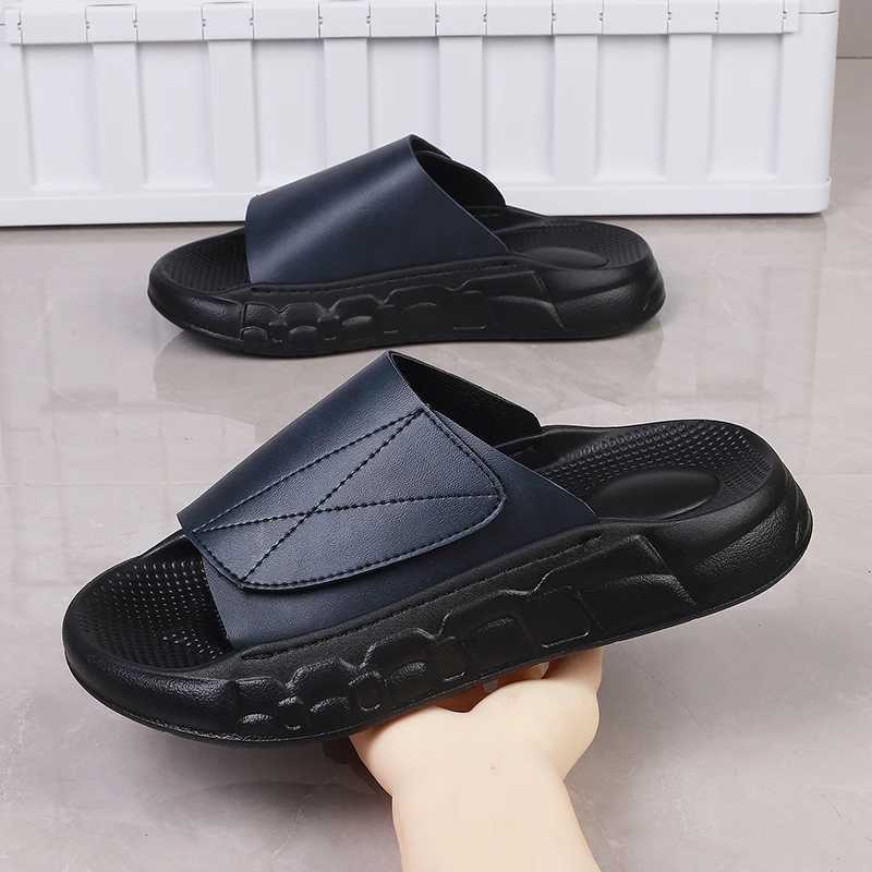 From 2025 Men Beach Sandals Slippers Outdoor Design Soft Sole Slides Men Casual Shoes Flip-flops He Slippers Sandals Y250320