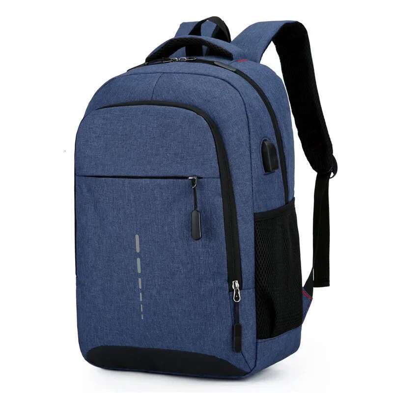 Classic Waterproof USB Charging Casual Men Large Capacity Travel Laptop Backpack School Bag