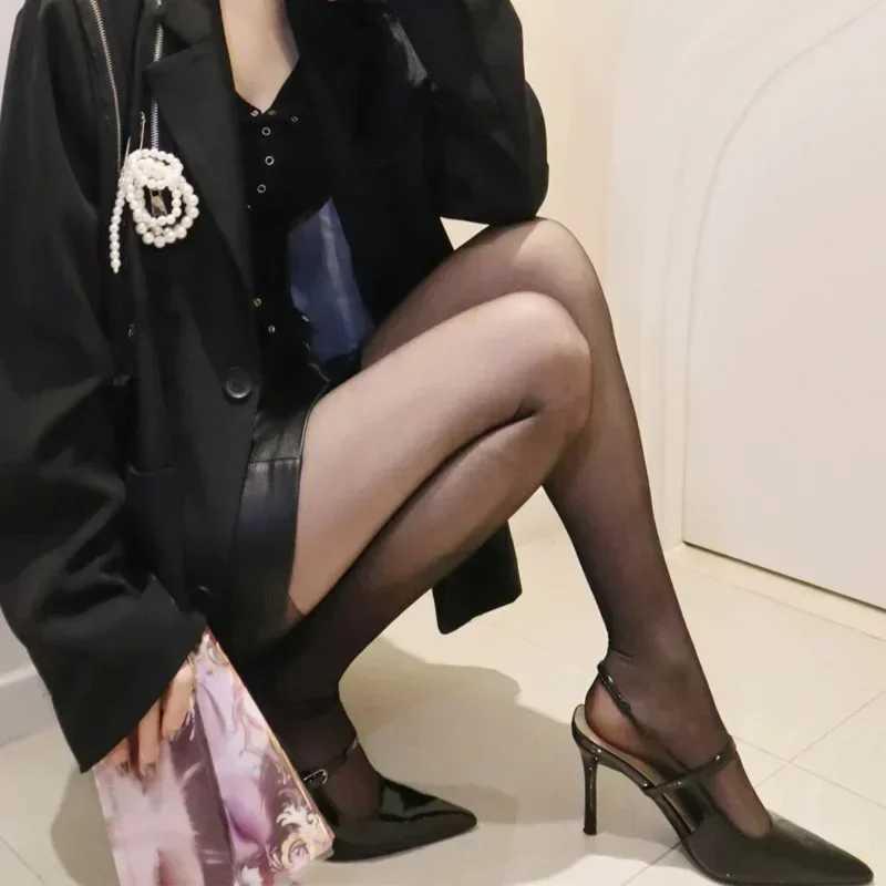 Closed Toe Sandals Cfort Shoes for Wen Suit Fem Beige High H Sexy Stiletto Fi Black Open High-heeled Y250319
