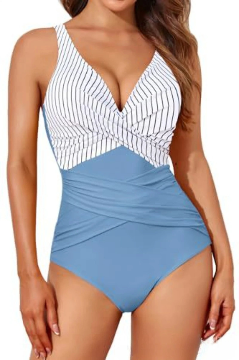 Vintage One Piece Swimsuit Sexy Printed Swimming Suit for Women Summer Monokini Swimwear Bathing Suits Boho Ladies Swimsuits 250319
