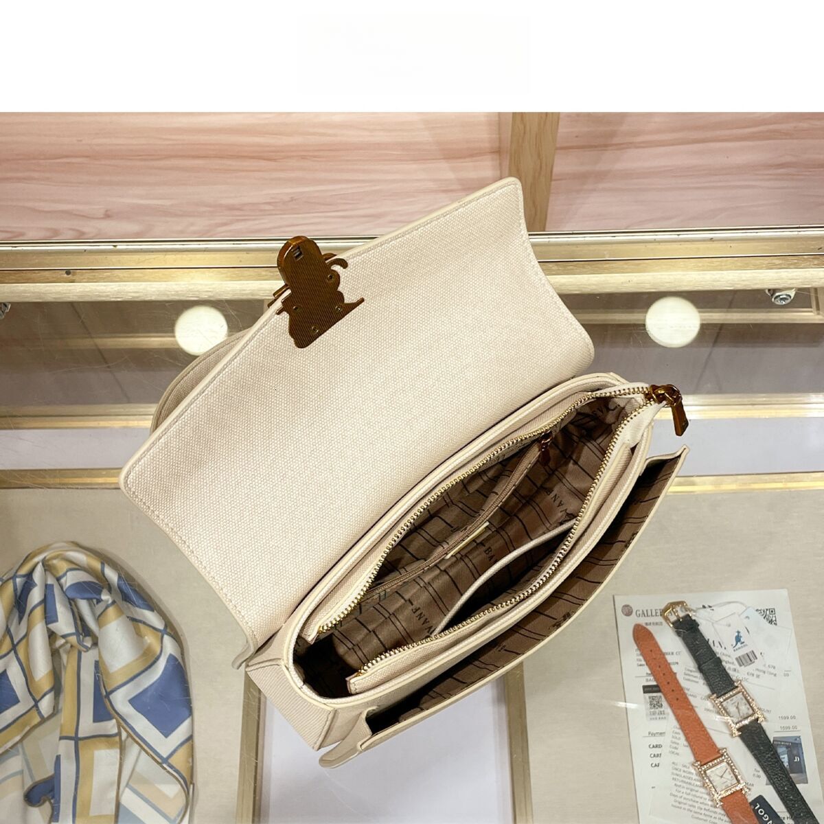 2025S Fashion Designer BANEVANF Princess New Chinese Embroidered Handbag With Female Buckle Fashionable Single Cross Shoulder Small Bag