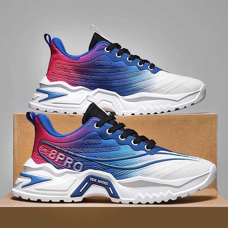Mens running shoes lightweight mesh breathable summer tennis shoes mens casual shoes luxurious design sports shoes Y250320