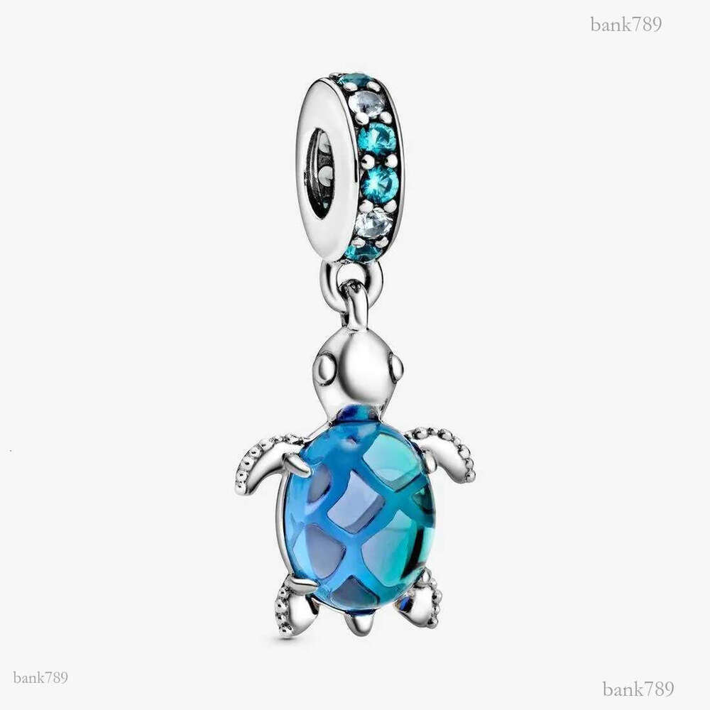 Designer Jewelry 925 Silver Bracelet Charm Bead fit Love Murano Glass Sea Turtle Dangle Slide Bracelets Beads European Style Charms Beaded Murano