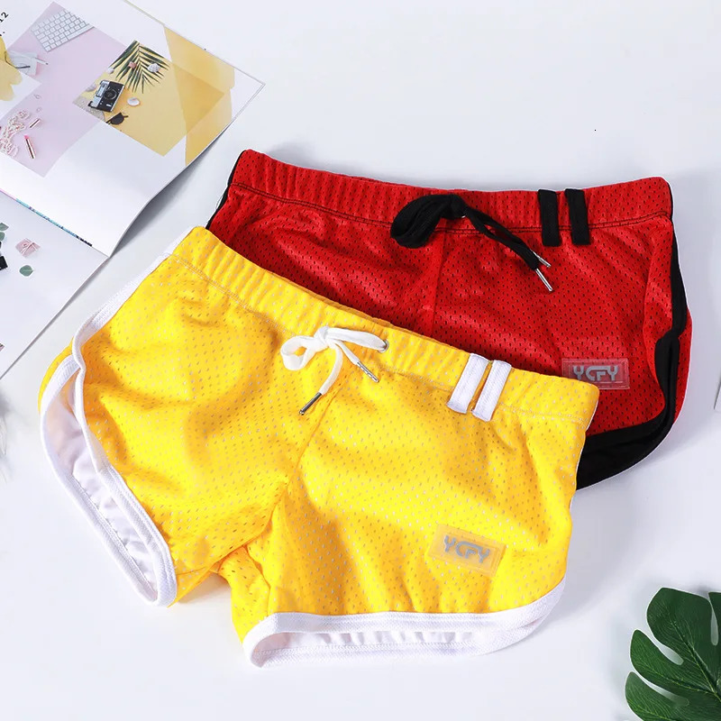 mens mesh foldable family flat underwear boxer Aro breathable pure loose suitable for 250320