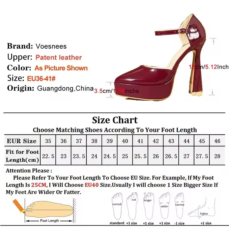 Womens Thick Platform 13CM Summer Party High Heels Outdoor Solid Color Pointed Elegant Shoes 250321BJ - view 5