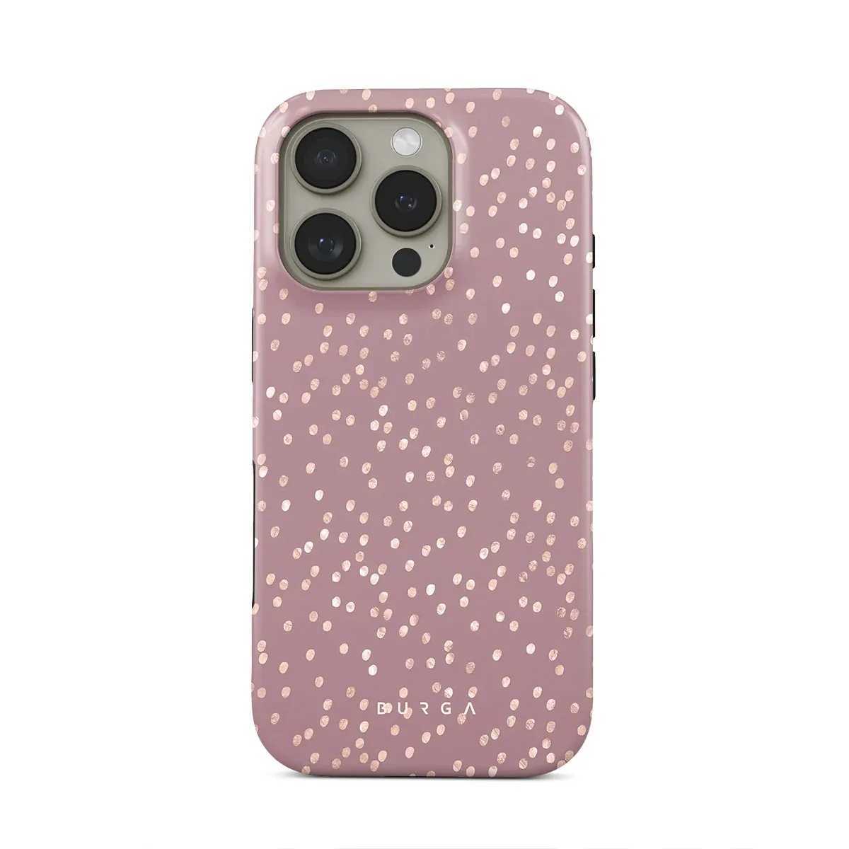 Fashion Art Polka Dot Leopard Print Phone Case for IPhone16 15 14 13 12 11 Pro Max Plus Luxury Magnetic Double-layer Cover BURGA Z250321