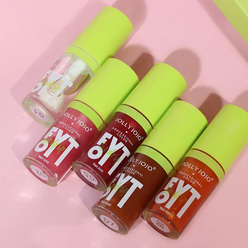 5PCS/Set Lip Gloss Lip Plumper Makeup Glitter Liquid Lipstick Transparent Lip Glaze Hydrating Lip Oil Cosmetic 250317