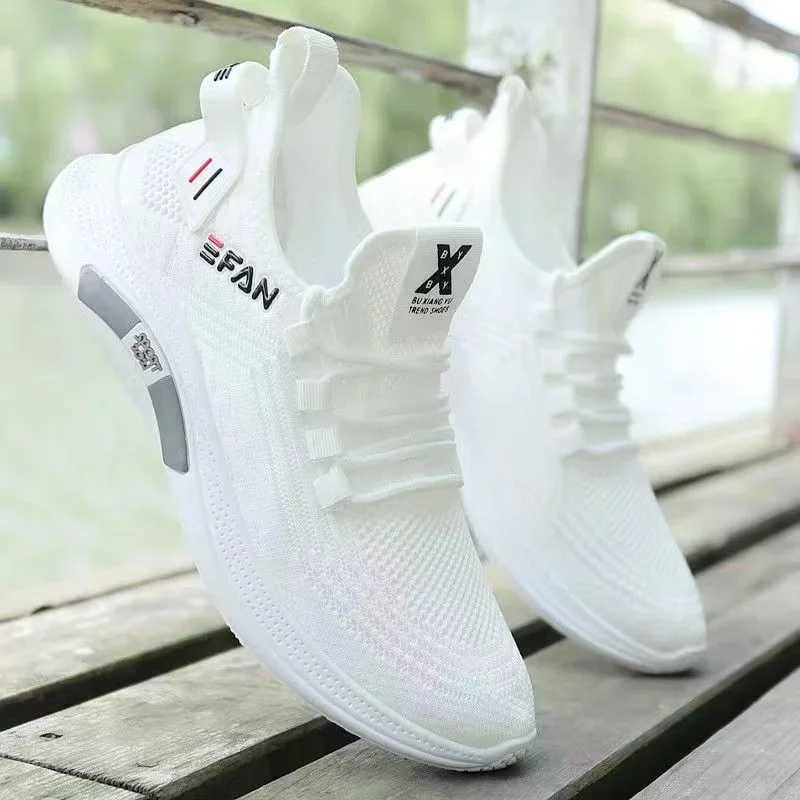 Trendy Lightweight Walking Flats M Tennis Sneakers Outdoor Running Fitness Shoes Hbre Breathable Men Shoes Y250320