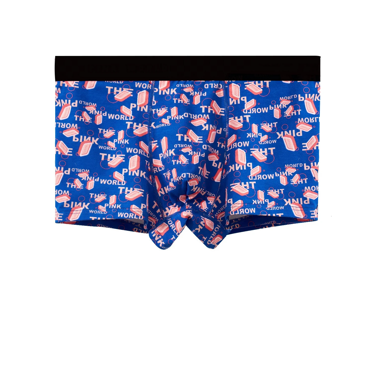 Sexy Mens Underwear Boxing Shorts Cotton Cute Moisturizing Willow Breathable Pink 250320