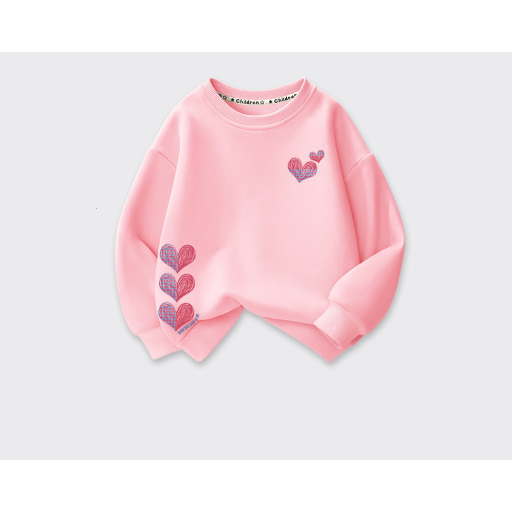 Ddmyshoesvip Girls Hoodie New Style Girls Base Shirt Mid Size Spring And Autumn Outerwear Casual Children S Clothing