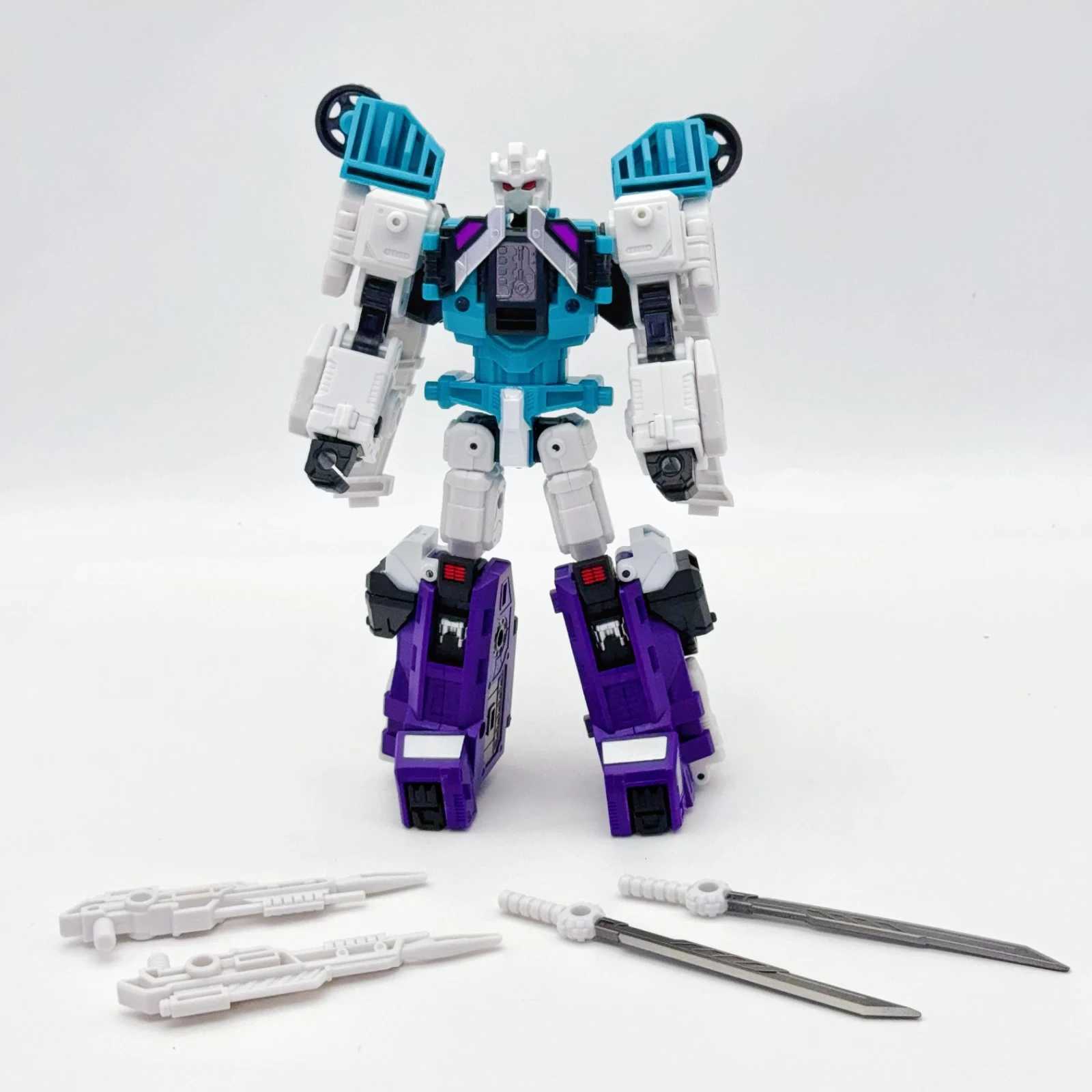 JINBAO 8901 SIXSHOT JP Ver Color Ninja Sixth-Order Six Forms Warrior G1 Transformation Action Figure Toys 17cmT250320