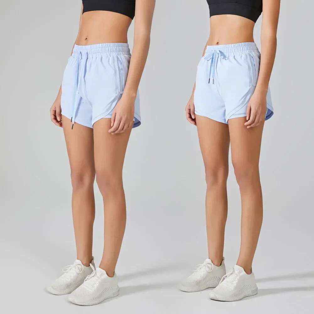2 In 1 Women Running Yoga Clothes Fiess Elastic Summer Workout Female Jogging Leggings For Ladies Gym Sport Shorts