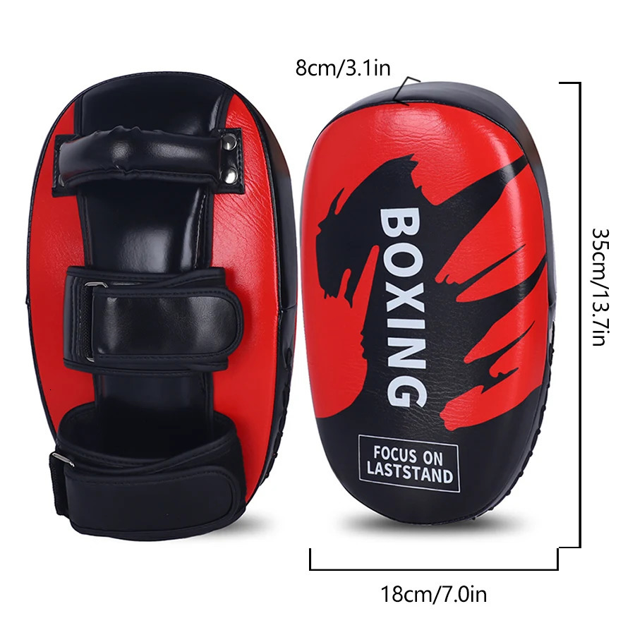 1PCS PU Leather Boxing Target Hand Foot Kicking Pad Bag for Muay Thai Taekwondo MMA Martial Arts Training Fitness Equipment 250321