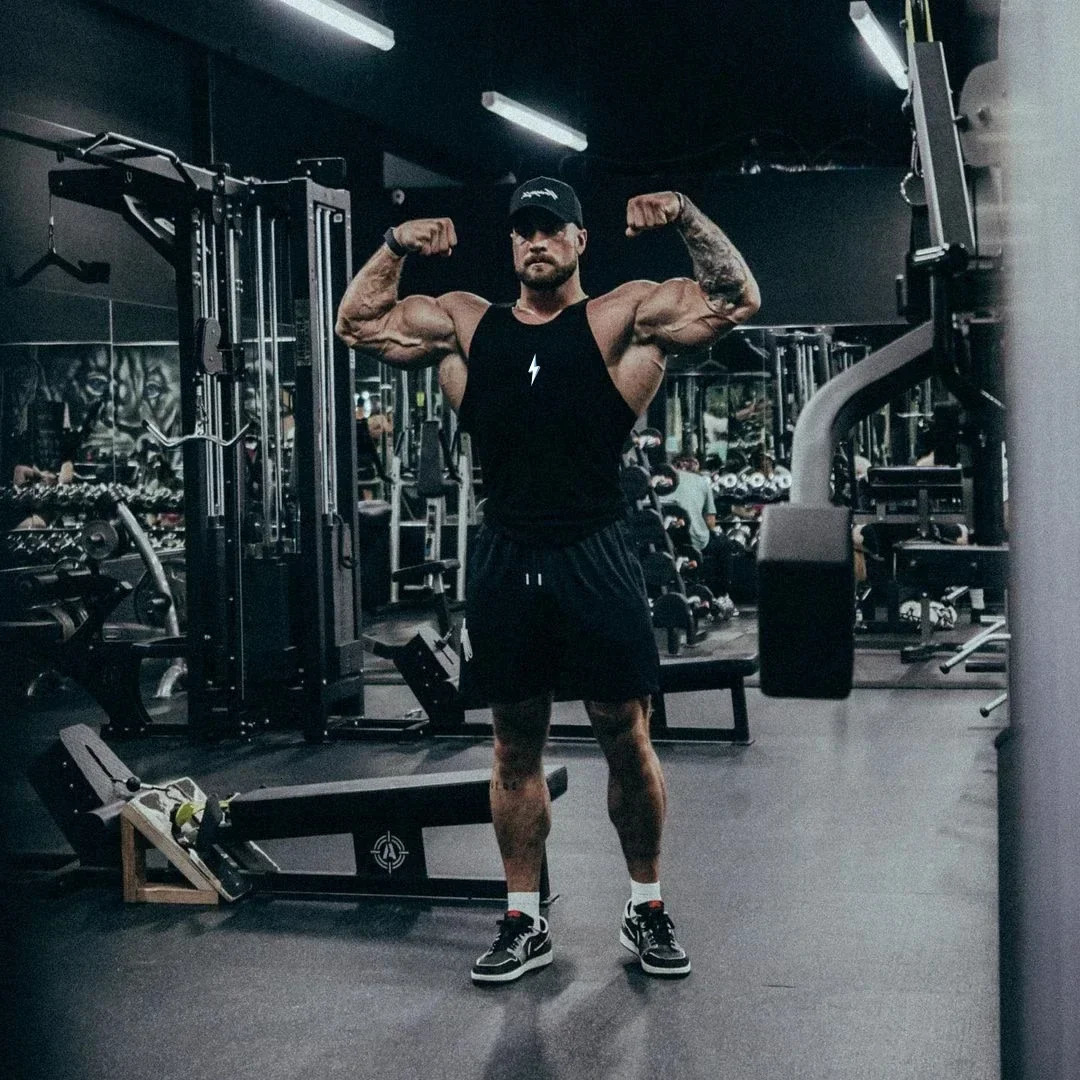 GYM Tank Tops Summer Workout Men Clothing Quick-drying Breathable Fitness Sleeveless T Shirt Workout Bodybuilding Vest Men Tops 250320