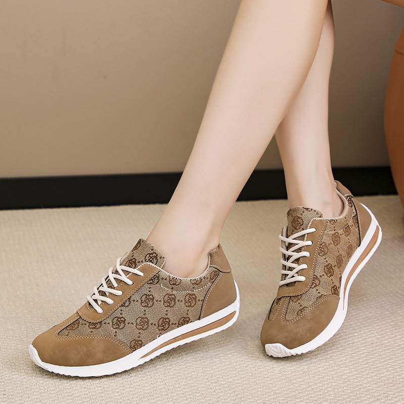 hot free shipping designer Casual Shoes outdoor trainer breathable platform black shoes for woman