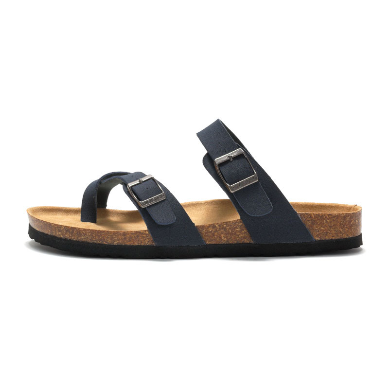 New fashion men's and women's cork hot slippers frosted style, couples beach easy to wear sandals a line horse shoes