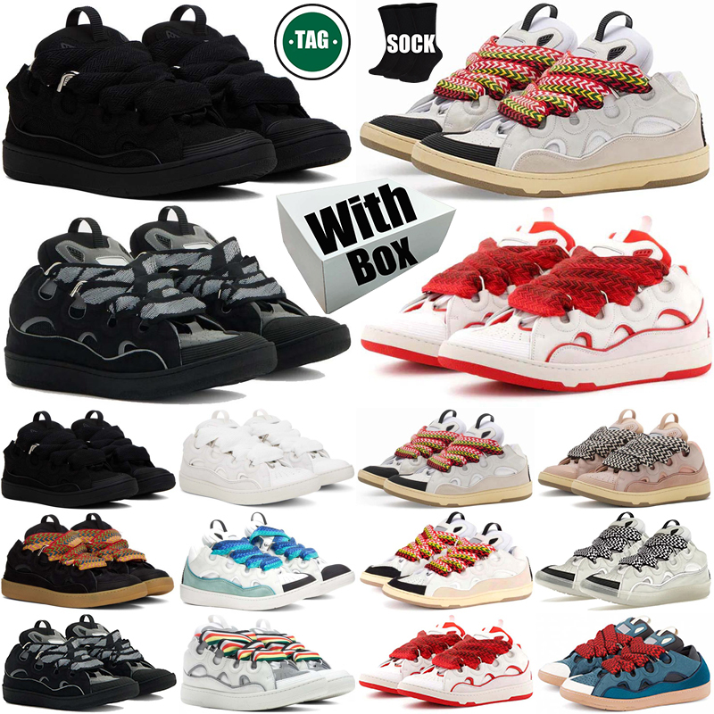 With Box Designer lavina lanvim curb sneakers Shoes chaussure for mens womens men women trainers scarpe Plate-forme casual luxury top