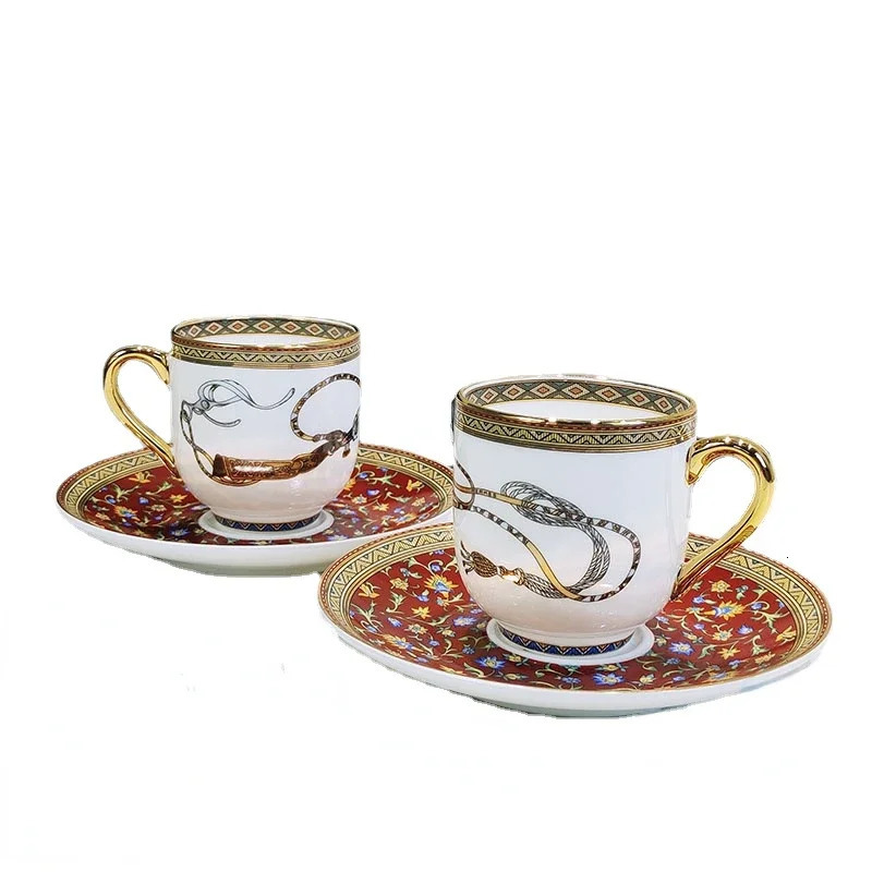 Coffee Cup Exquisite Ceramic Espresso High Value Drinking Cups with Handle Mug for Office Novelty Gift with Original Box 250321