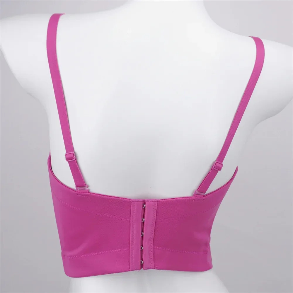 Sexy Party Corset Tops Woman Tank Streetwear Camis Bustier Fashion y2k Crop Top Women Clothes Summer Club Shirt Ladies Bra Blusa 250320