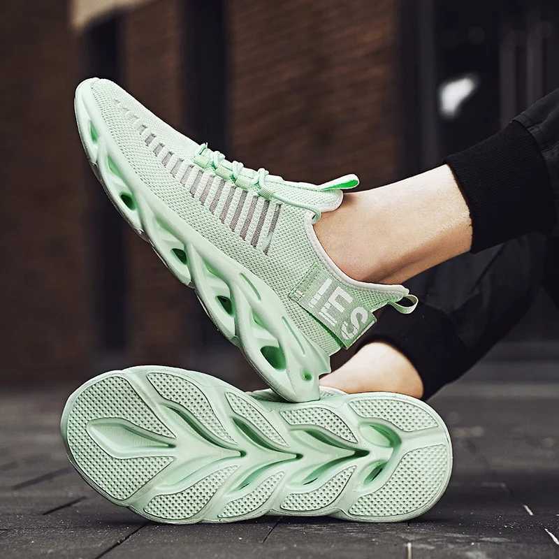 Mesh Casual Shoes Mens Shoes Breathable MENS Sneakers Lace-up Lightweight Plus Size MENS Tennis Shoes Black White Brown Green Y250320