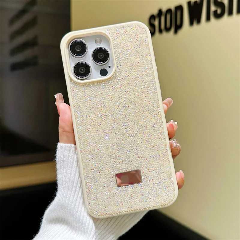 Luxury Diamond Phone Case for iPhone 15 14 Plus 16 Pro 13 12 Pro Max Shiny Diamond Anti Shock Back Cover Protective Case O250321