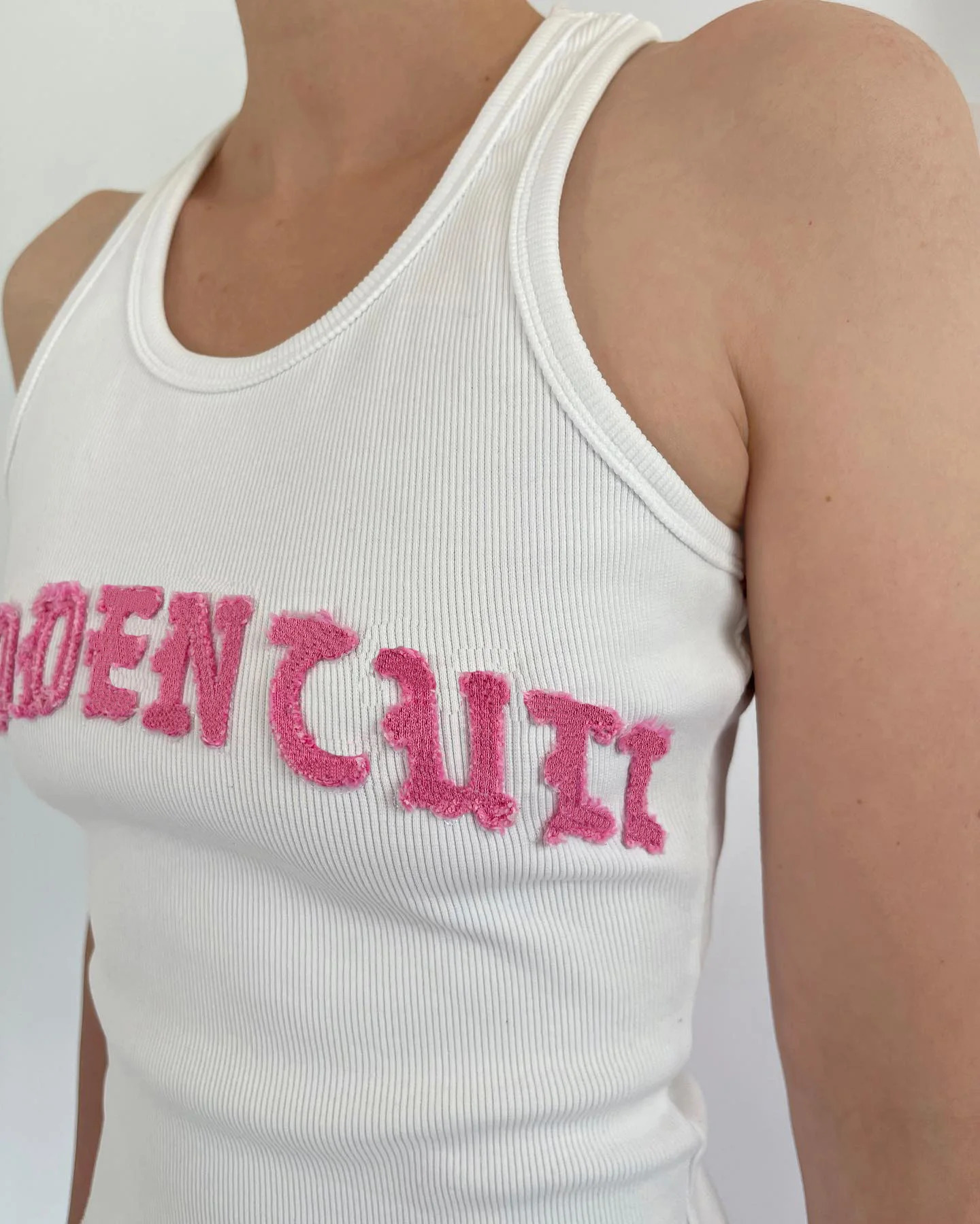 Y2k style cute Womens Sleeveless baby Tank Tops 2000s Punk Print Short Vest Tee Cool Street Fashion Gothic Women Clothing Emo 250320
