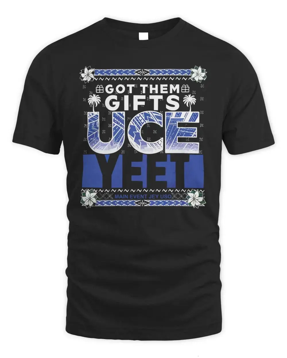 2024 Summer Mens 2D Printing Wrestler Jey Uso Yeet Tshirt Childrens Street Sports Large Size Fashion Top 250312