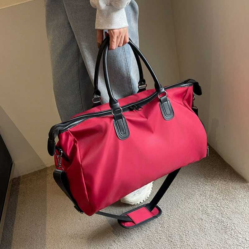 New Oxford Travel Bag Handbag Large Capacity Luggage Bag Neutral Shoulder Outdoor Handbag Weekend Waterproof Sports Fitness Bag Y250320