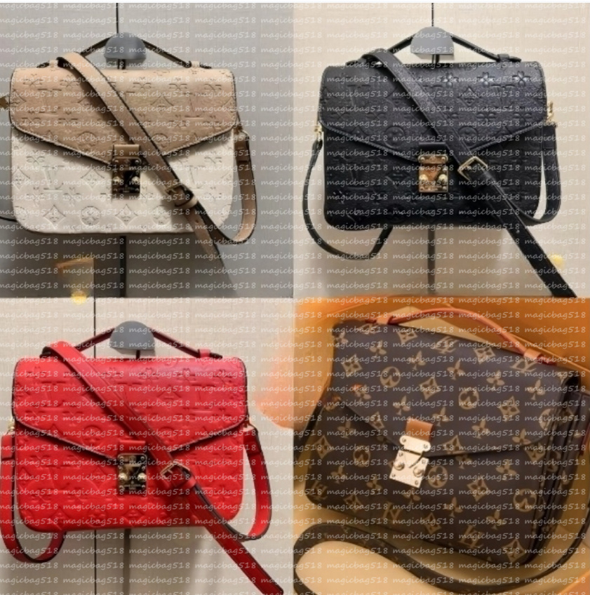 M40780/M41487 Pochette Handbag High quality Shoulder Bag Woman Metis Handbag leather handle brand designer floral letters checkers plaid Purse Crossbody Bag