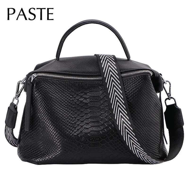 2025 Chic Retro Tote Bags Crocodile Pattern Cowhide Leather Women Handbags Green Female Shoulder 2 Straps Messenger Bag