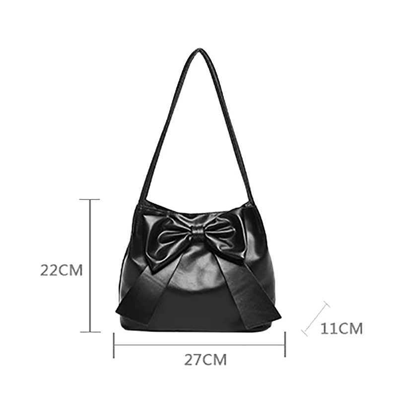 Fashion Bow Handbag Womens Shoulder Bag Casual Handbag Fashion Bow Handbag Fashion Bow Handbag Y250320