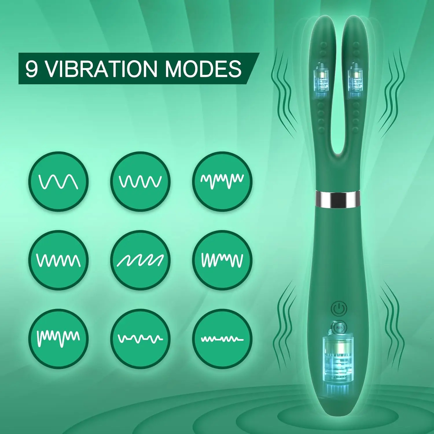 Sex Toys Clitoral Vibrator Dildo with Rabbits Ears Women Vibrator G Spot Vibrator with 9 Vibration Modes Clit Stimulator Adult 250410