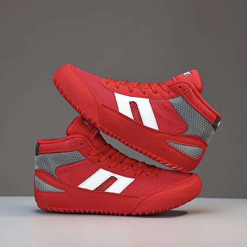 New Shoe Fighting Bo Wrestg Rubber Outsole Breathable Wear-resistant Shoes for Child Women Men Size 29-44