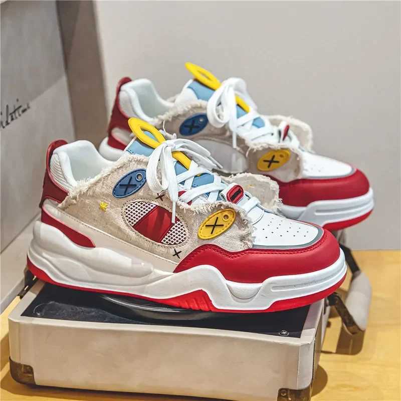 Zapatillas Fashion Button Mens Running Shoes Designer Bread Shoes Casual New Brand Casual Sports Shoes Board Shoes Y250320