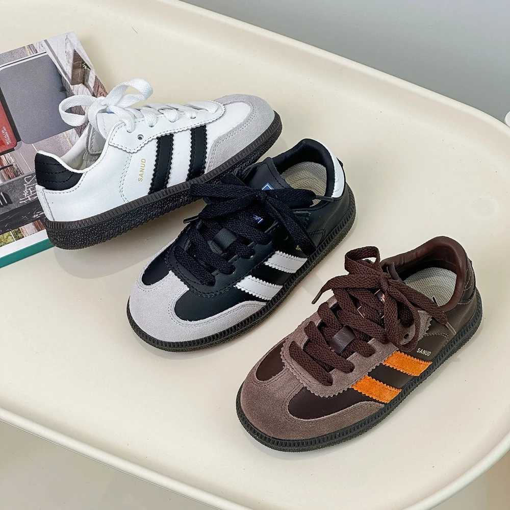 New childrens sports shoes 2024 childrens fashion shoes for girls tennis shoes white tennis shoes for boysT250321