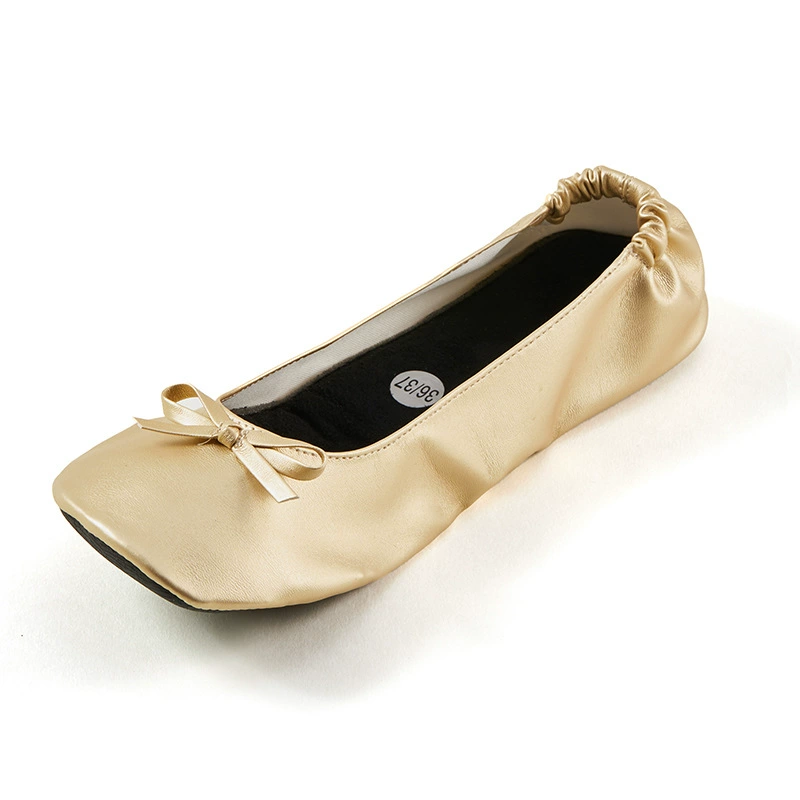 2025 NEWS Bow Ballet Dance Shoes Women's Bow Ballet Flats with Comfortable Soft Soles - Casual Leisure Footwear for Dancing & Everyday Wear (EU s