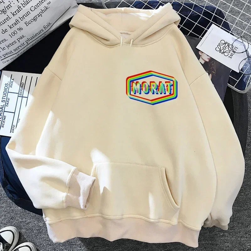 Unisex Pullover Morat Print Women Hoodies Hip Hop Sweater Graphic Manga Vintage Sweatshirts Ulzzang Winter Clothes Women 250320