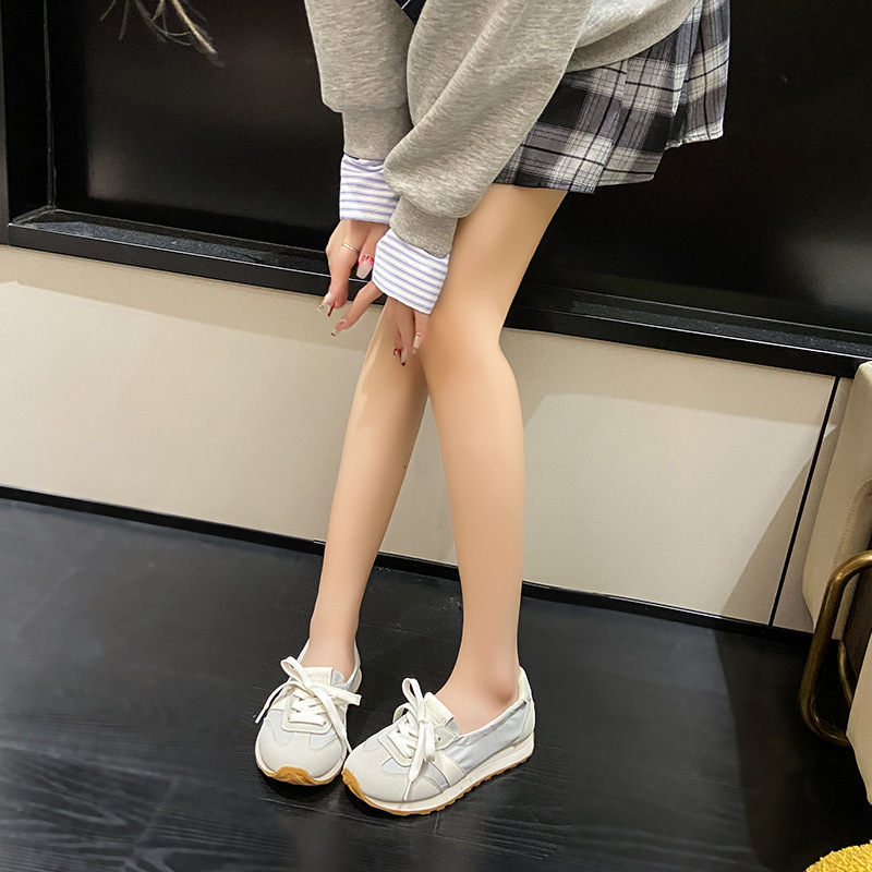 Forrest Gump Women's 2025 New Ballet Training with Straps, Versatile, Lightweight, Breathable, Sports White Shoes, Single Shoes