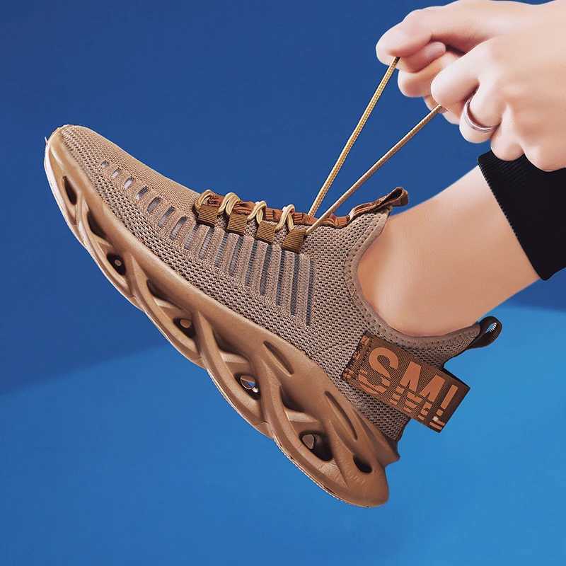New mens shoes fashionable soles sports shoes casual Vcani mens sports running air cushion shock-absorbing mens outdoor Y250320