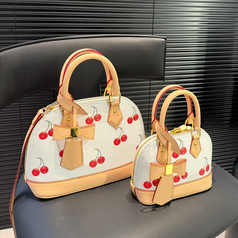 26ss shell bag Shoulder bag luxury designer purse women Crossbody bag luxurys handbags Fashion classic Cherry pattern handbag
