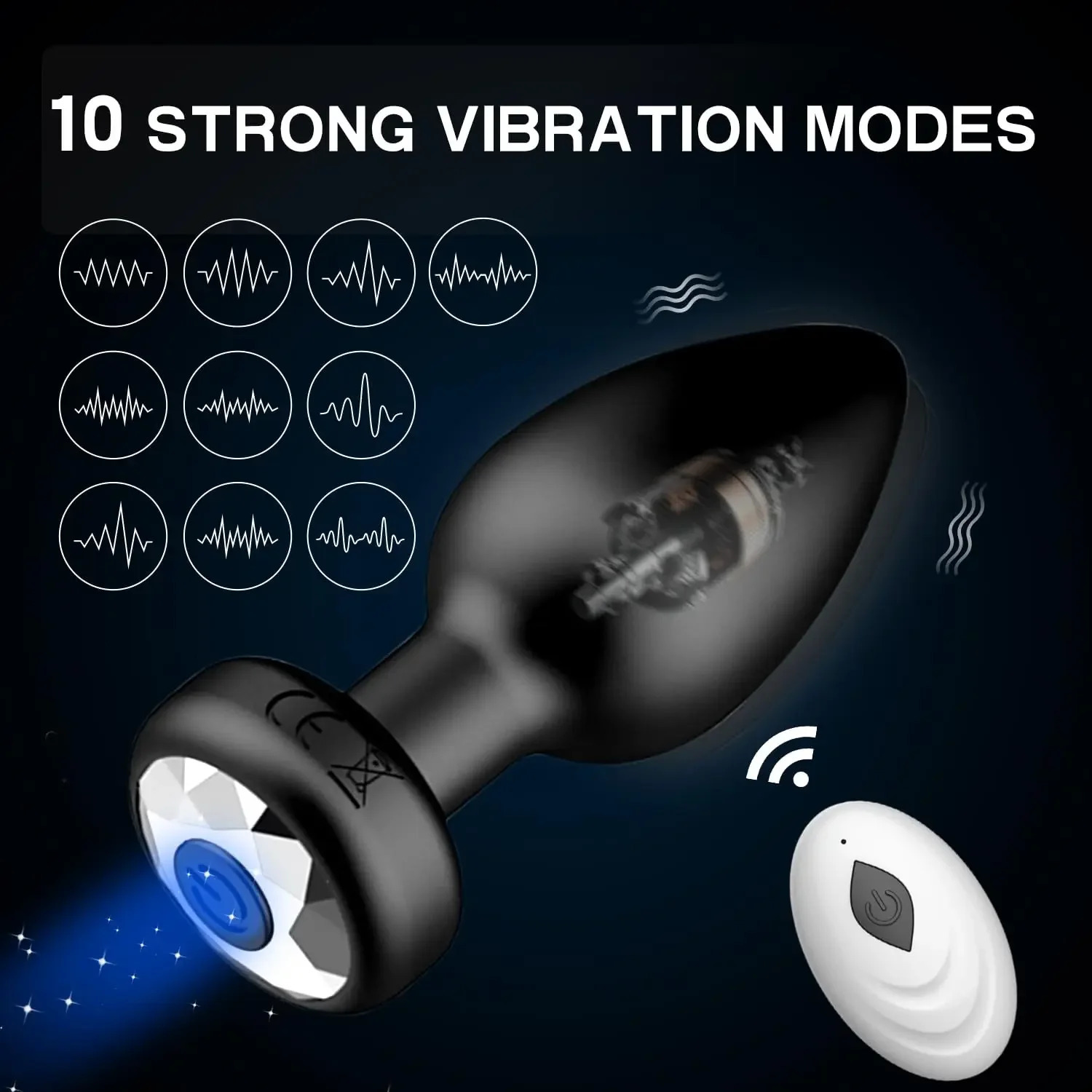 APP Wireless Control Anal Vibrator Butt Plug Men Prostate Massager Stimulator Female Masturbator Adult Sex Toys for Women Gay 18 250320