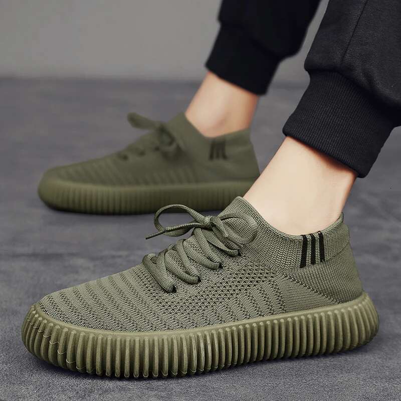 Sneakers Casual Skateboarding Men Flat Brand Fashion Mesh Breathable Non-slip Tennis Sports Shoes Student