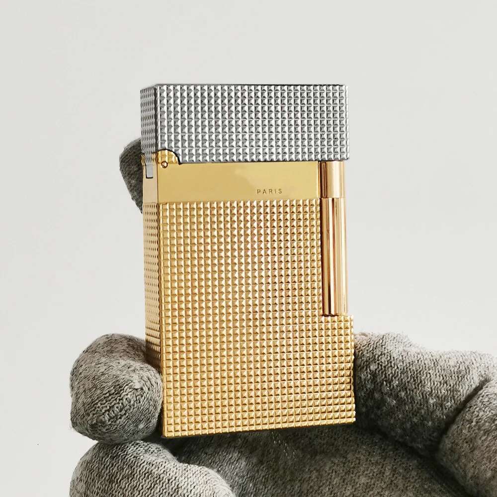 Unique DP Lighter Butane Gas Heavy Metal Cigarette Accessory Tobacco Men Gifts Collections Gatsby Clear Sound