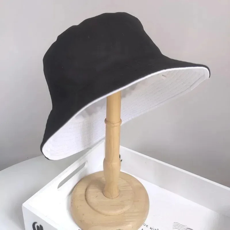 Enlarged Deepening XXL Size 63cm Bucket Hat Women Big Head Double-sided Fisherman Hat Men Large Size Large Hip Hop Sun Hat 250320