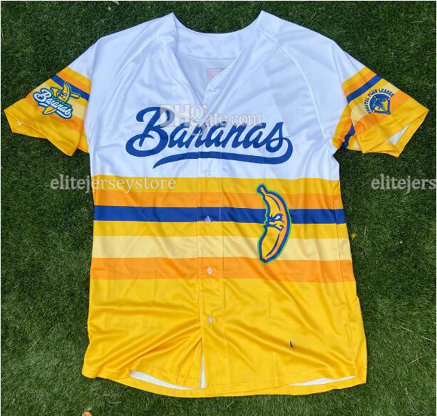 Savannah Bananas Baseball Jersey Noah Bridges Jackson Olson Eric Jones Noah Niznik Adam Virant Zack Gillum Reese Alexiades Ryan Cox Kyle Luigs Eric Jo