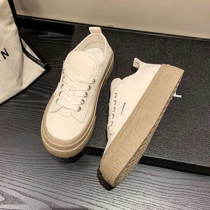 Canvas shoelaces thick soled womens shoes outdoor platform 2025 new detachable outdoor wear-resistant Fem sports shoes Y250320