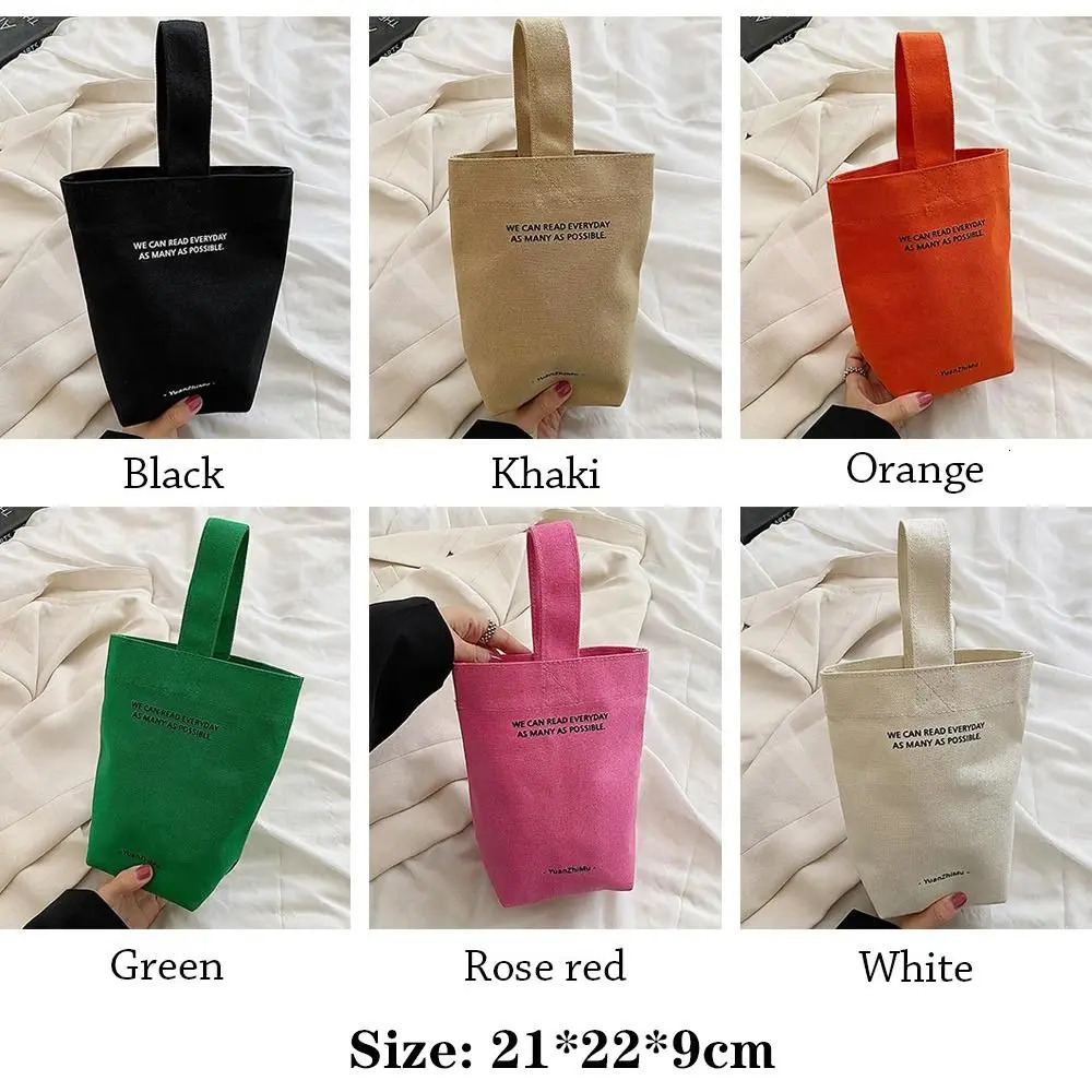 Casual handbag canvas shoulder cross bag large capacity shopping letter wallet 250320