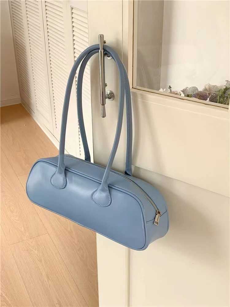 2024High-capacity Shoulder Bags for Women New Office Lady PU Underarm Bag Fashion Solid Popular Classic Y250319