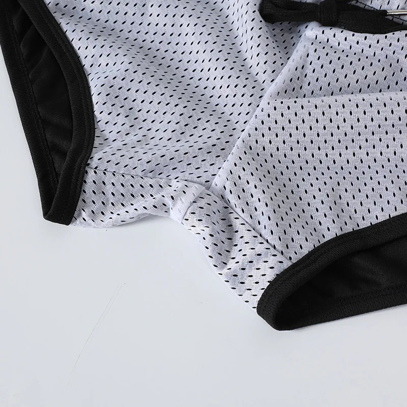 mens mesh foldable family flat underwear boxer Aro breathable pure loose suitable for 250320