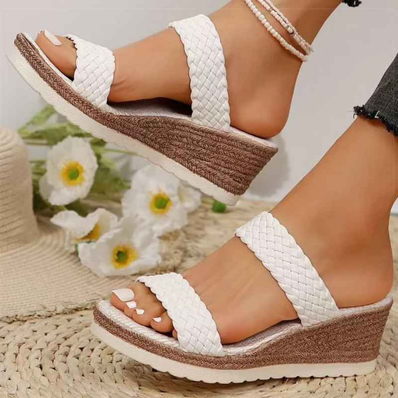 Womens Sandals High Heels Summer Wedge Slippers Women 250321BJ - view 3